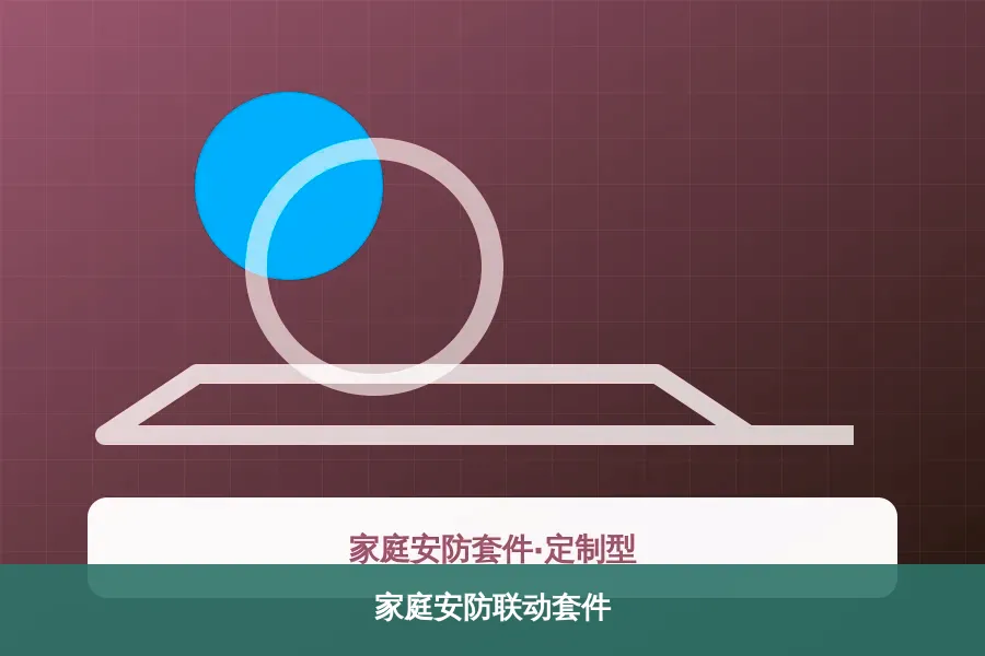 家庭安防联动套件产品示意图